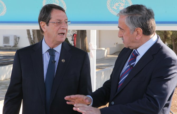 Kıbrıslı liderler, 2015 yılının son görüşmesini gerçekleştirdi