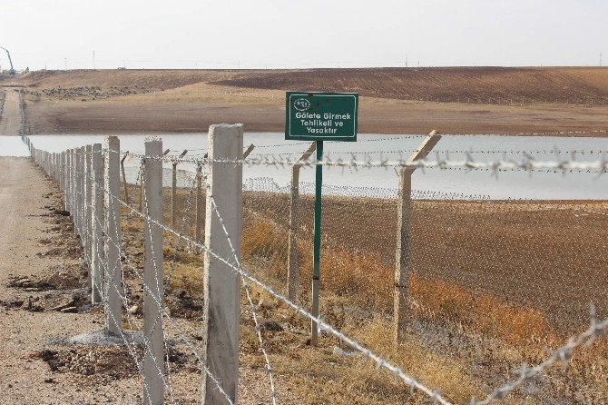 Çamgazi Barajına Tel Örgülü Güvenlik