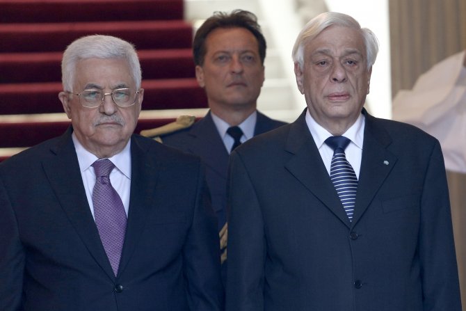 Yunanistan, Abbas'ın ziyaretinde Filistin'i tanıyacak