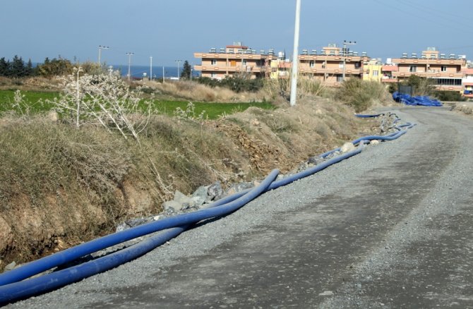 Arsuz’daki cezaevinin içme suyu hattı yapıldı