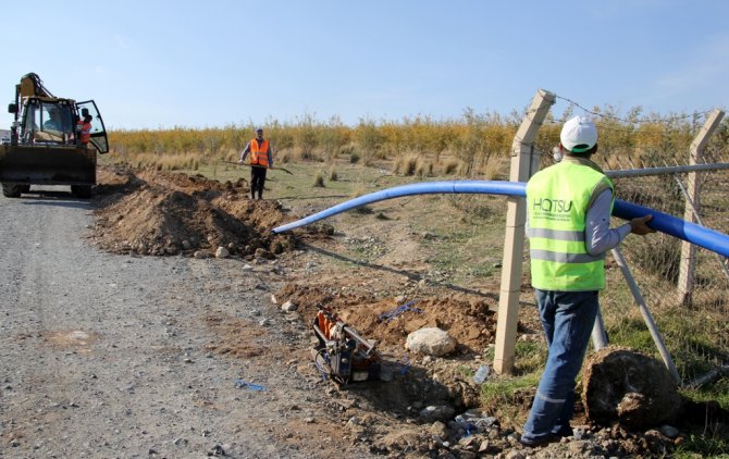 Arsuz’daki cezaevinin içme suyu hattı yapıldı