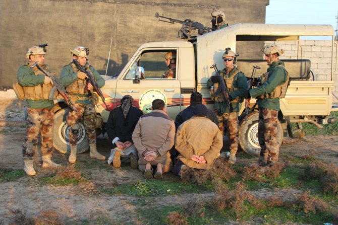 Kerkük'te huzur operasyonu: IŞİD üyesi 18 kişi gözaltına alındı