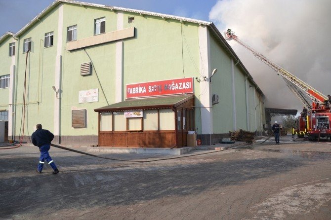 Isparta OSB’de Fabrika Yangını