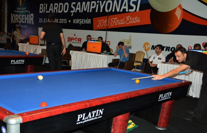3 Bant Bilardo Şampiyonası Final Etabı, Kırşehir'de törenle başladı