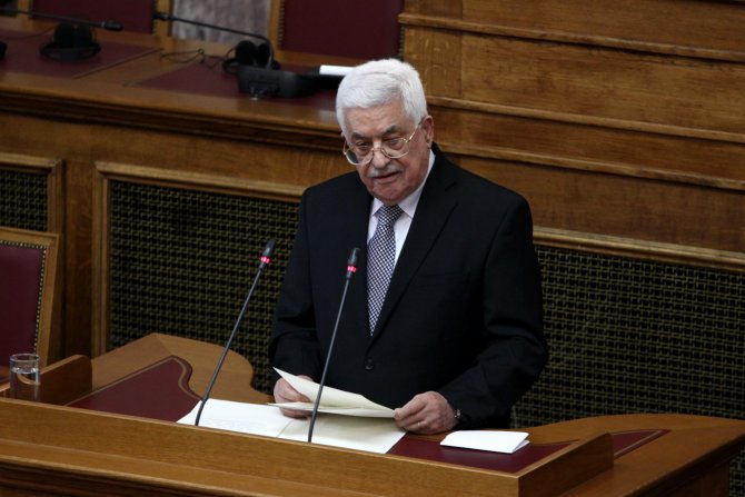 Abbas, Filistin'i tanıyan Yunan Parlamentosu'na hitap etti