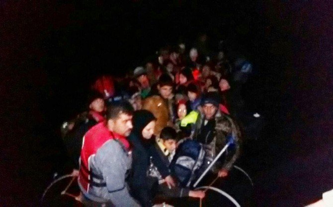 Antalya’da 58 Göçmen Kurtarıldı