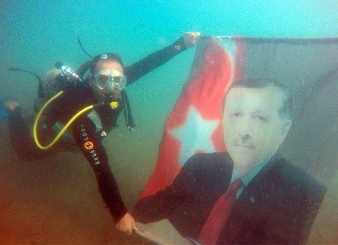 Dalgıcın ‘Erdoğan’ Sevdası