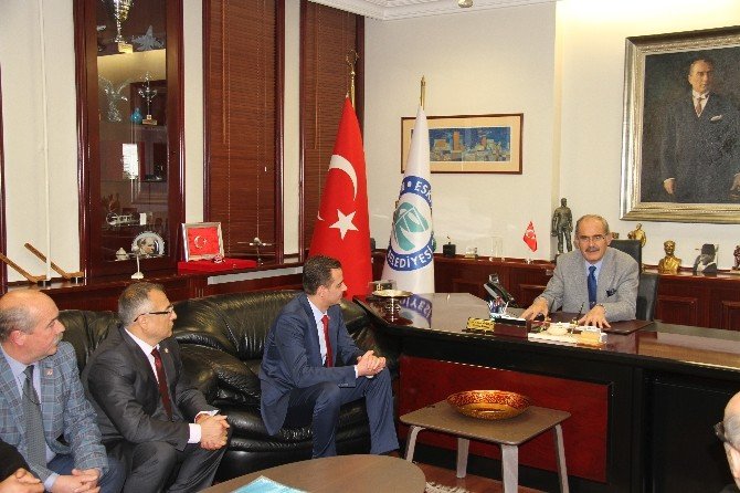 CHP Odunpazarı İlçe Örgütünden Başkan Büyükerşen’e Ziyaret