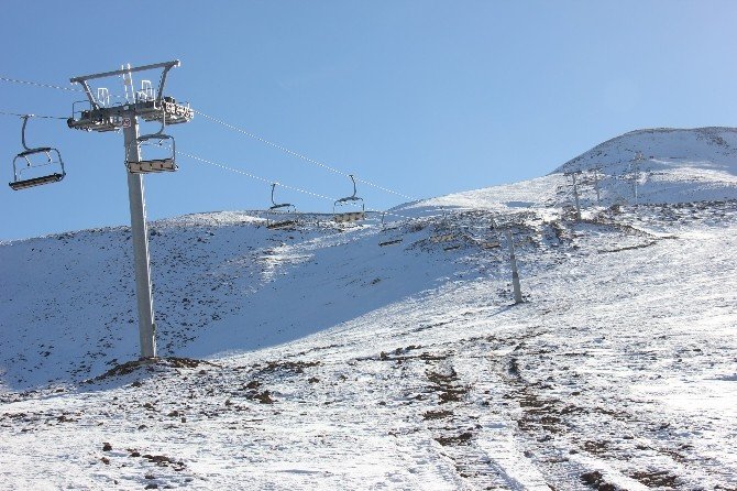Haserek Kayak Tesisi Kışa Hazır