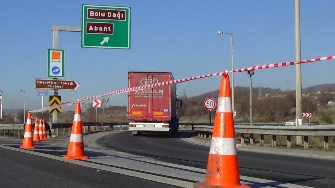 Bolu Tüneli İstanbul İstikameti 8 Saat Ulaşıma Kapatıldı