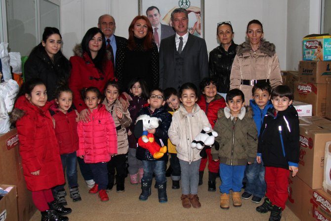 Anaokulu öğrencilerinden yardım kampanyası