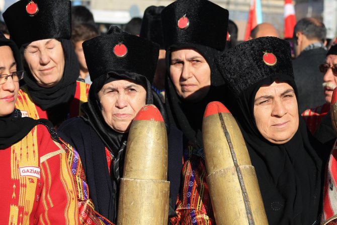 Gaziantep'in düşman işgalinden kurtuluşu kutlanıyor