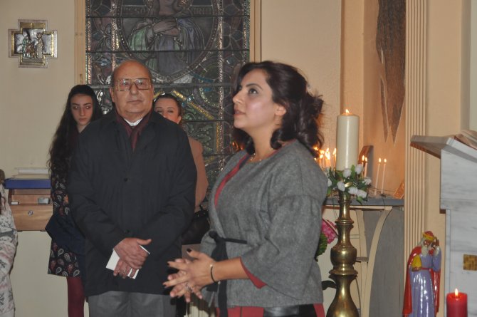 Ankara Azize Tereza Katolik Kilisesi'nde Noel ayini yapıldı