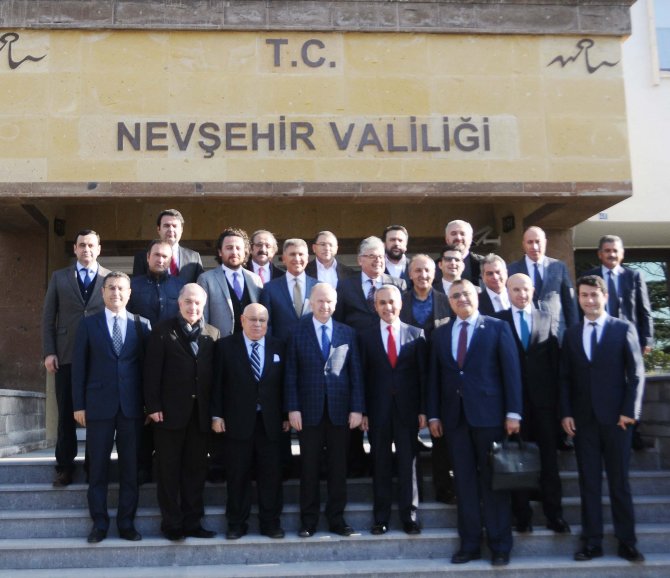 NEVBİAD heyeti Nevşehir Valisi Ceylan'ı ziyaret etti