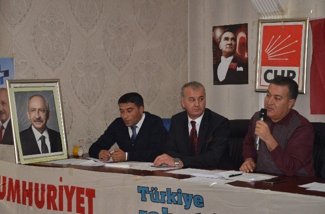 CHP Muş İl Başkanı İsmail Adanur, Güven Tazeledi