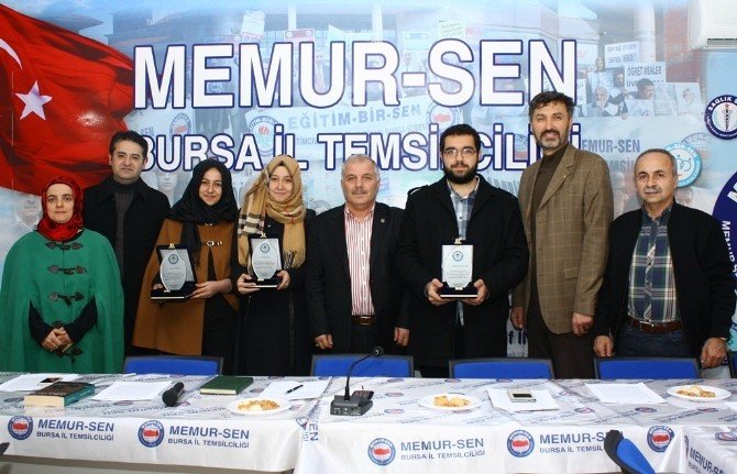 Bursa’da ‘Unutamadığım Öğretmenim’ Anı Yarışmasının Kazananları Ödüllerini Aldı