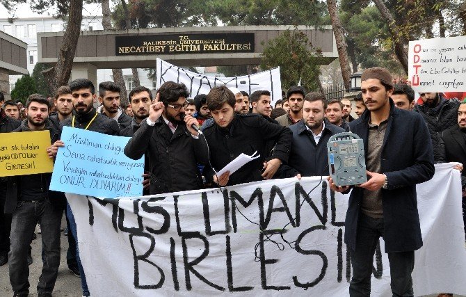 Balıkesir’den ODTÜ’de Namaz Kılan Öğrencilere Destek