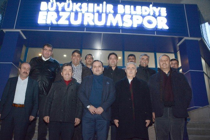 Büyükşehir Belediye Yöneticilerinden Bb Erzurumspor Kulüp Başkanı Ali Demirhan’a Hayırlı Olsun Ziyareti