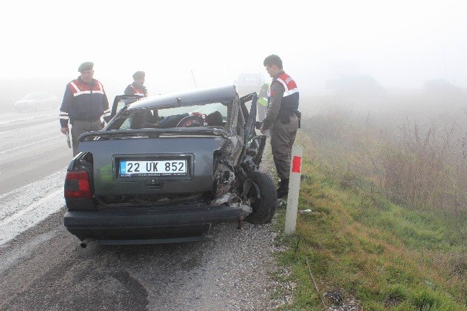 Tekirdağ’da Trafik Kazası: 2’si Çocuk 3 Yaralı