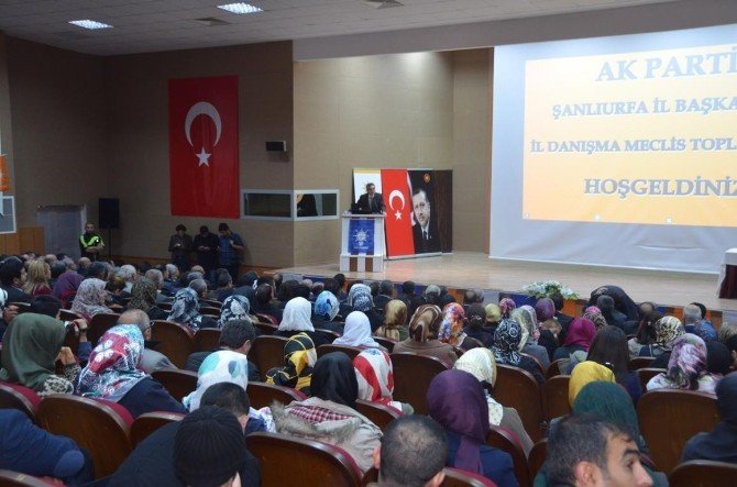 AK Parti Şanlıurfa Aralık Ayı İl Danışma Meclis Toplantısı Yapıldı