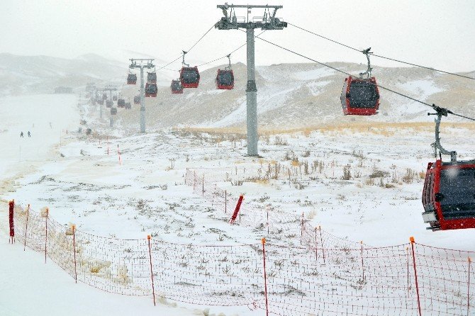 Erciyes Kayak Merkezinde Yılbaşı Dolu Geçecek