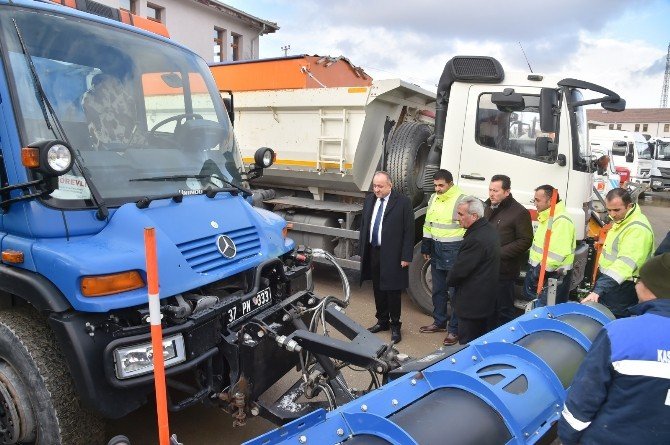Kastamonu Belediyesi Karla Mücadeleye Hazır