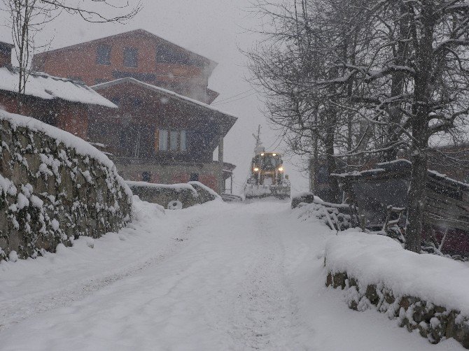 Trabzon’da Yüksek Kesimlerde Karla Mücadele Çalışmaları Başladı