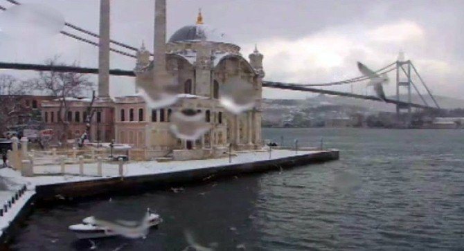 İstanbul’dan Kar Manzaraları, İBB Turistik Kameralarına Böyle Yansıdı