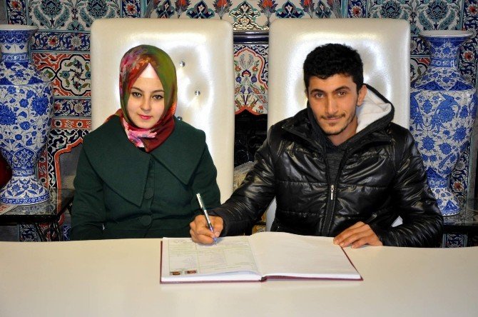 Nevşehir’de Yılın Son Nikahı Kıyıldı