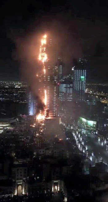 Dubai’de Otel Yangını: 14 Yaralı