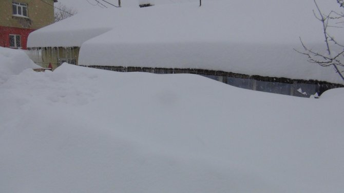 Bitlis’te 300 köy yolu kapandı, evler kar altında kayboldu