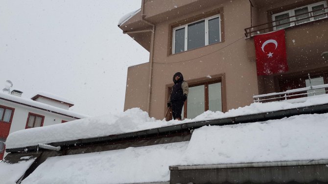 Bartın’da 45 köy kardan ulaşıma kapandı