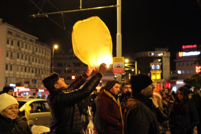 Bursa’da sönük yılbaşı kutlaması