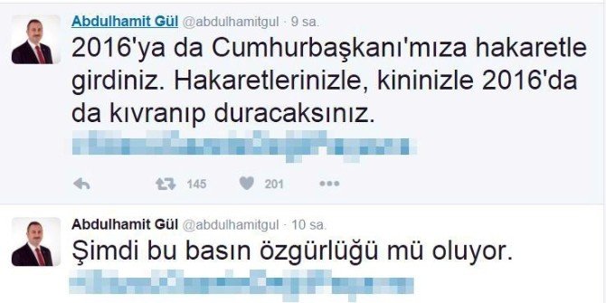 Abdülhamit Gül’den Medyaya Sert Eleştiri