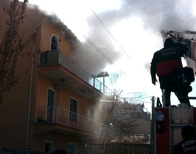 Suriyeli Ailenin Yaşadığı Evde Soba Yangını
