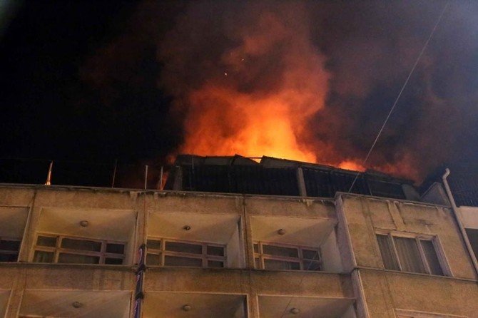 Isparta’da Otel Yangını