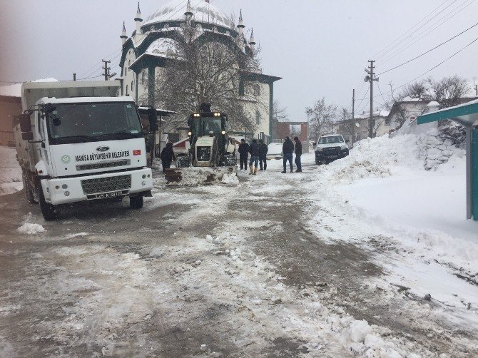 Büyükşehir Belediyesi Kar Çalışmalarını Sürdürüyor