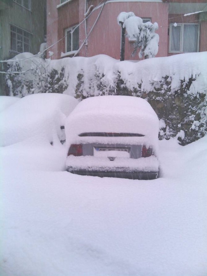 Zonguldak'ta kar hayatı felç etti