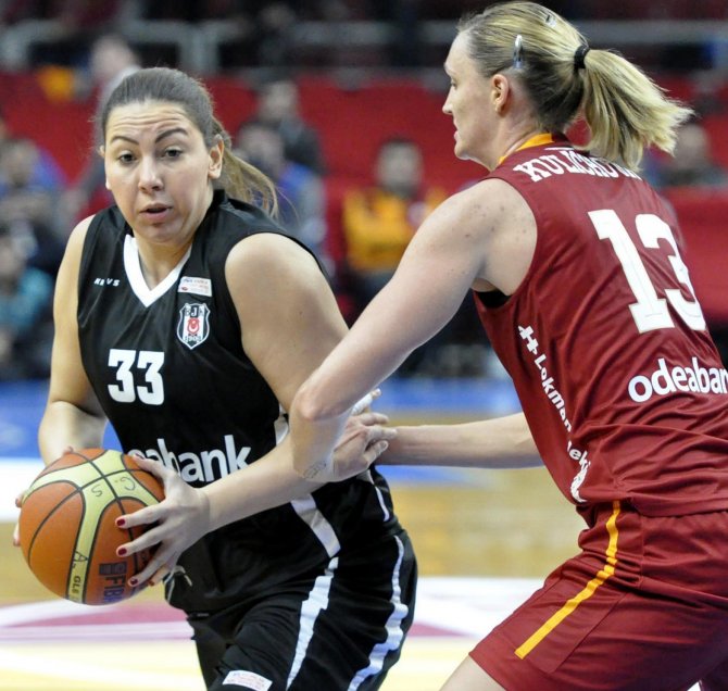 Kadınlar Basketbol Ligi'nde Galatasaray, Beşiktaş'ı farklı yendi