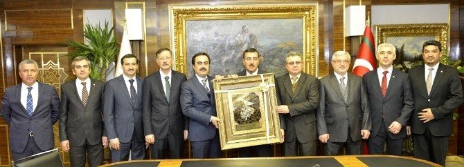 KTO Heyetinden Gümrük Ve Ticaret Bakanı Bülent Tüfenkci’ye Ziyaret