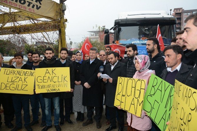 AK Gençlik’ten Bayırbucak Türkmenlerine UN Yardımı