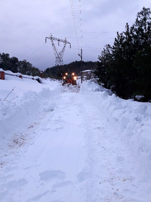 Bozkurt İlçesinde Köy Yollarının Yarısı Ulaşıma Açıldı