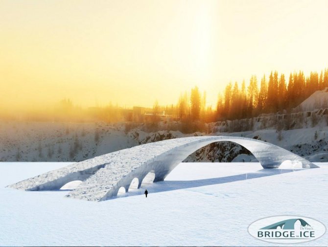Da Vinci’nin Haliç için çizdiği köprüyü Finlandiya’da buzdan yapıyorlar