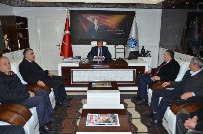 Baskil Belediye Başkanı Akmurat, Başkan Gürkan’ı Ziyaret Etti