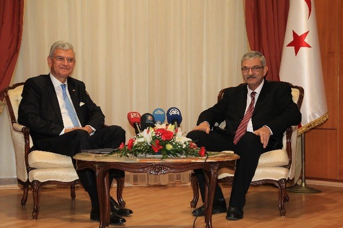 KKTC Başbakanı Kalyoncu, Bozkır’ı Kabul Etti