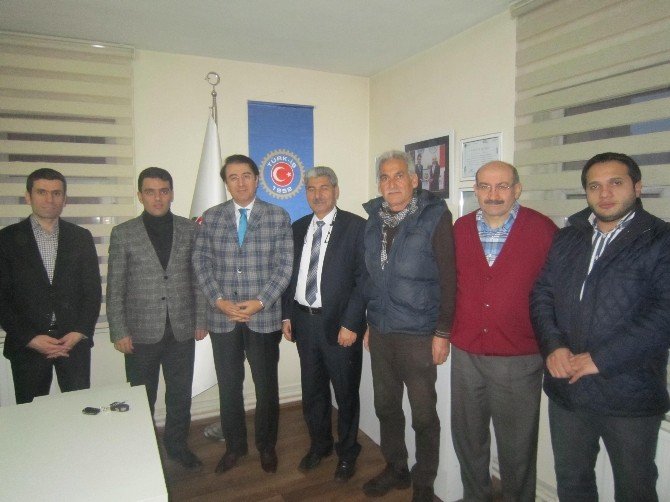 Erzurum AK Parti Milletvekili İbrahim Aydemir, Koop-iş Sendikası’nı Ziyaret Etti