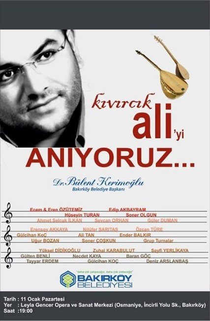 Kıvırcık Ali Bakırköy’de Anılacak