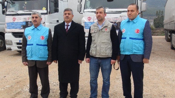 Türkiye Diyanet Vakfı’ndan Türkmenlere 6 Tır Yardım