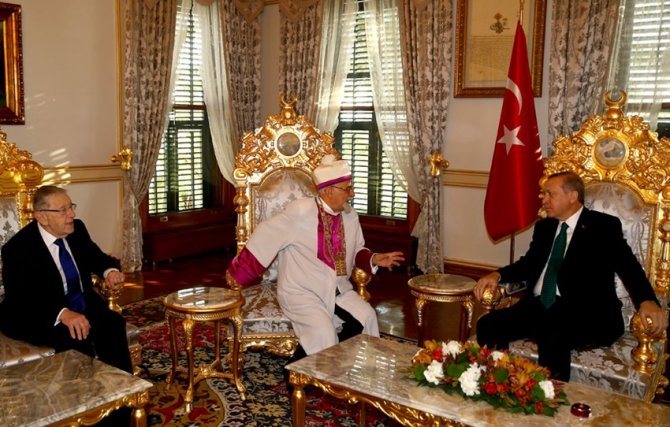 Cumhurbaşkanı Erdoğan, Türkiye Musevi Cemaati temsilcilerini kabul etti