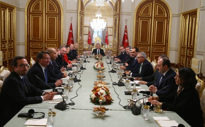 Erdoğan, ABD senato üyelerini kabul etti